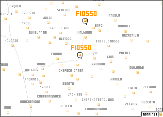 map of Fiosso