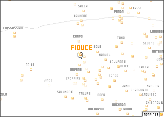 map of Fiouce