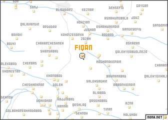 map of Fīqān