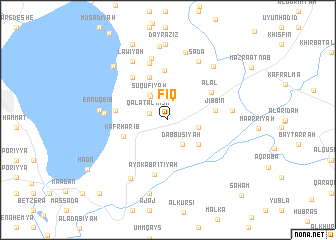 map of Fīq