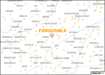 map of Firaidūnwāla