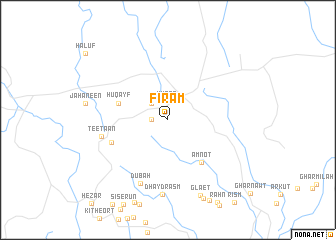 map of Firam