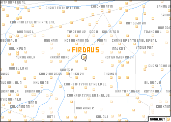 map of Firdaus