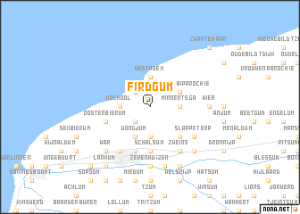 map of Firdgum