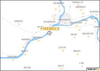 map of Firebrick