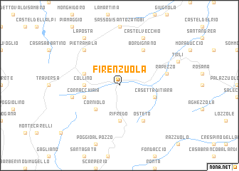 map of Firenzuola