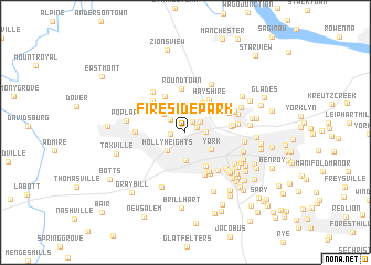 map of Fireside Park