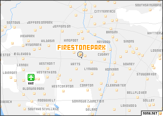 map of Firestone Park