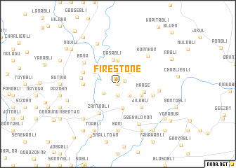 map of Firestone