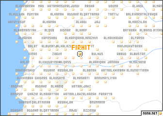 map of Firḩit