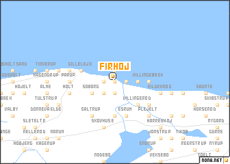 map of Firhøj