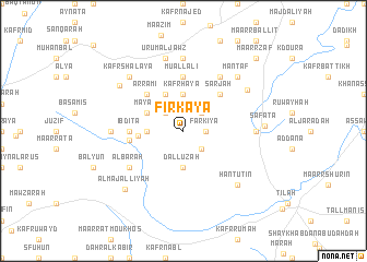 map of Firkayā