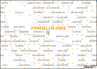 map of Firme del Calvario