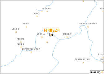 map of Firmeza