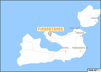 map of Firopótamos