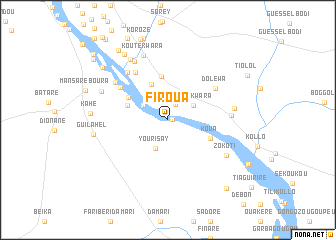 map of Firoua