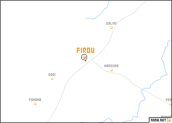 map of Firou