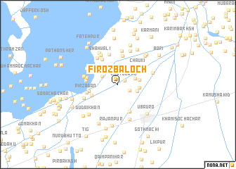 map of Fīroz Baloch