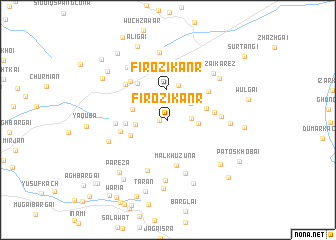 map of Firoz-i-kānr