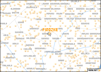 map of Fīrozke