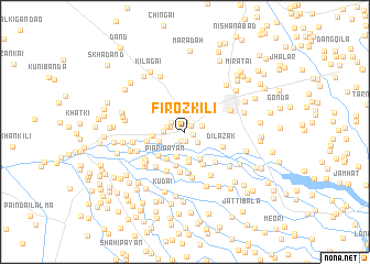 map of Firoz Kili