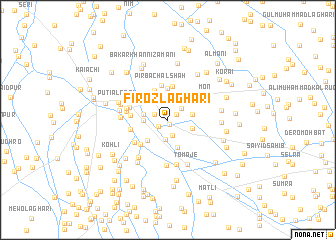 map of Firoz Laghāri