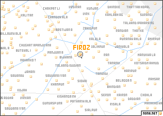 map of Fīroz