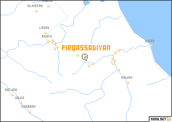 map of Firq as Saʼdīyān