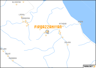 map of Firq az Zamīyān