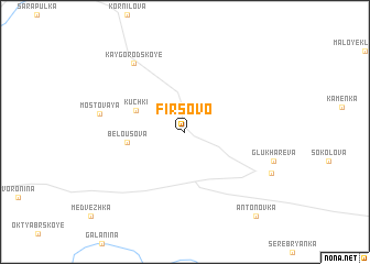 map of Firsovo