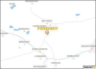 map of Firsovskiy