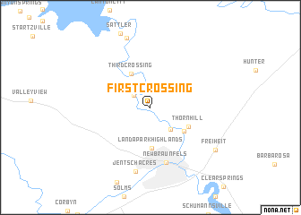 map of First Crossing