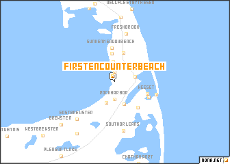 map of First Encounter Beach