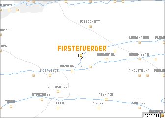 map of Firstenverder