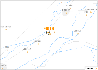 map of Firth