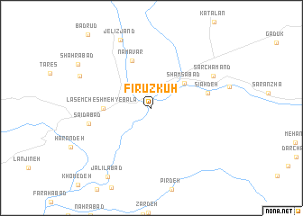 map of Fīrūz Kūh