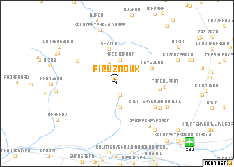 map of Fīrūz Nowk