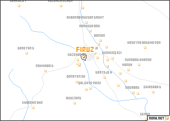 map of Fīrūz