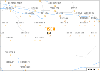 map of Fîşca