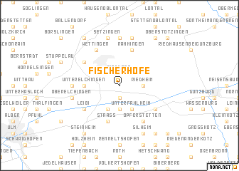 map of Fischerhöfe