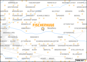 map of Fischerhude