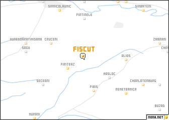 map of Fişcut