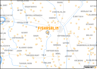 map of Fīshā Salīm