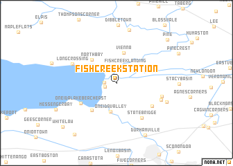 map of Fish Creek Station