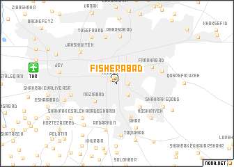 map of Fīsherābād