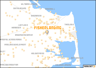 map of Fisher Landing