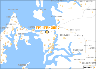 map of Fisher Manor