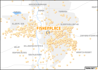 map of Fisher Place