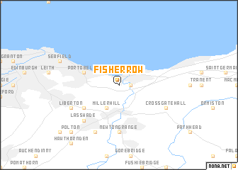 map of Fisherrow
