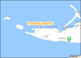 map of Fishers Landing